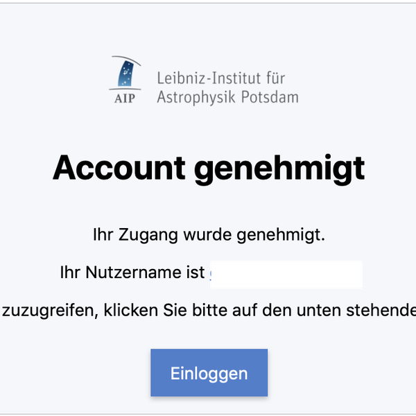 BBB - Account-Bestätigung per E-Mail