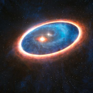 fire ring around two stars